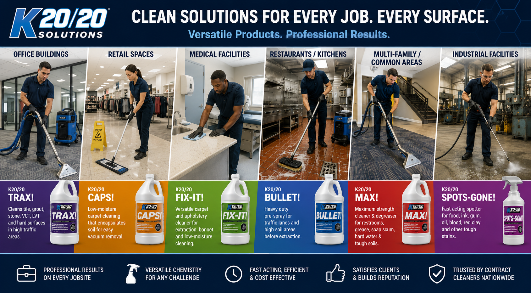 K20/20 Chart for Contract Cleaners