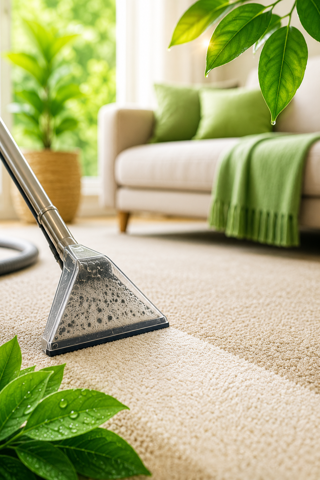 Green Carpet Cleaning Cleaning carpets without hazardous chemicals